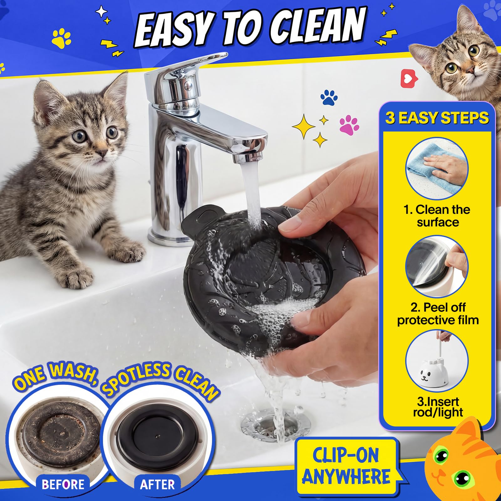 CATPICK speed control visual indicating two-speed settings for tailored play