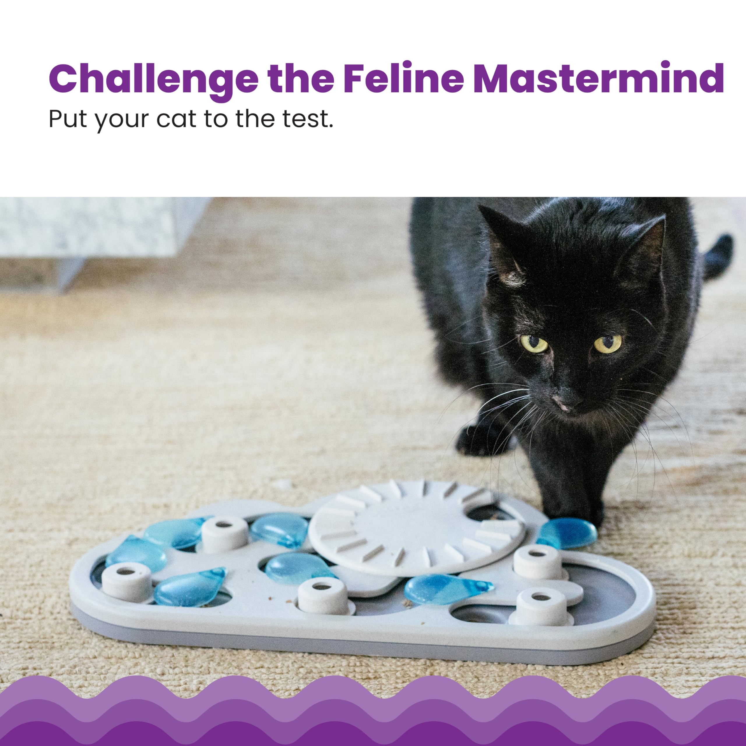 Catstages close-up of central spinner encouraging active problem-solving