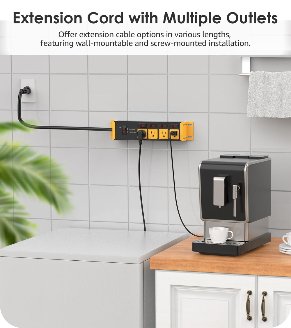 CCCEI mounted in garage lifestyle keeps tools organized and power safe