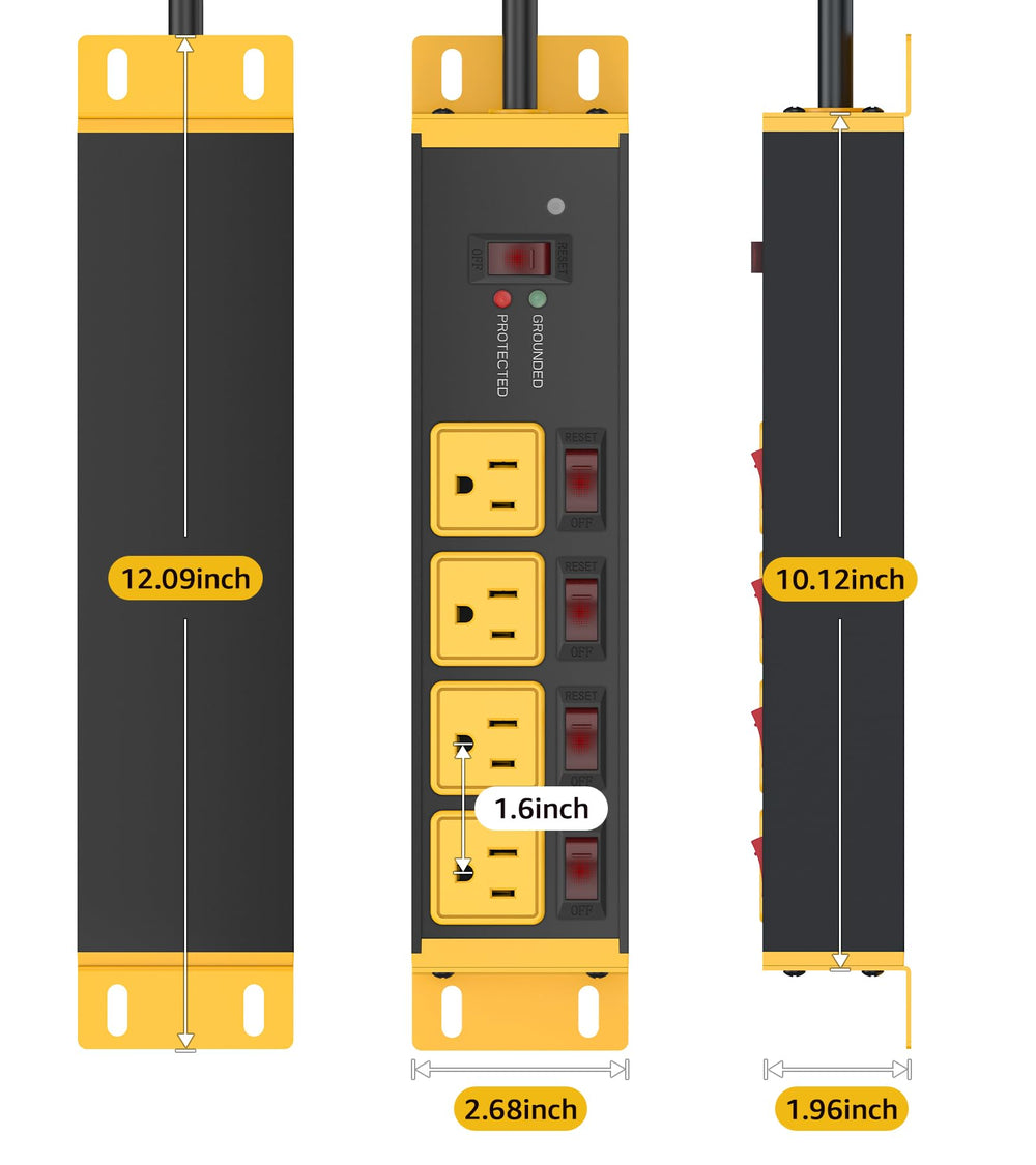 CCCEI next to tape measure shows 6ft length for accurate scale