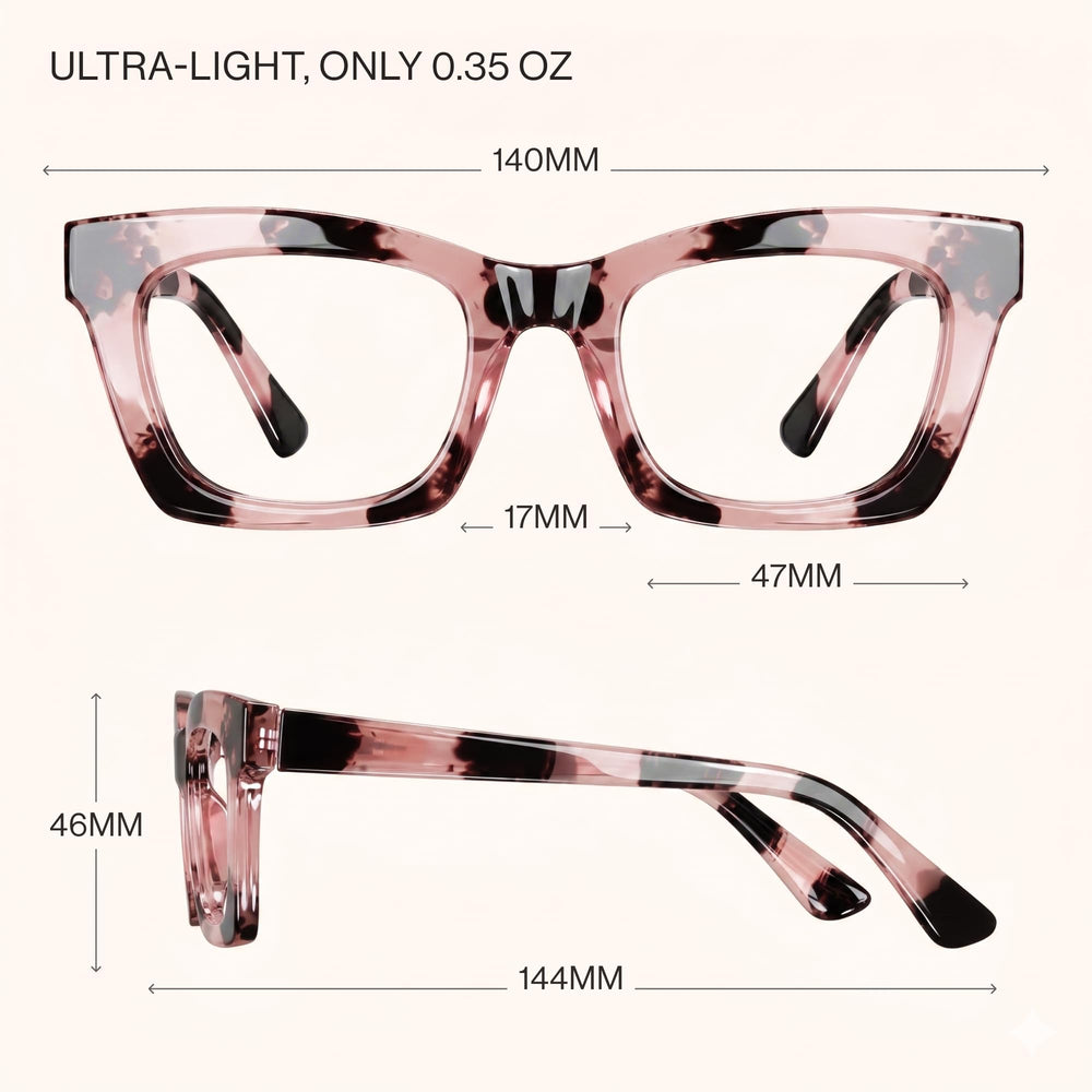 CCVOO compact case beside glasses for convenient storage and scratch protection