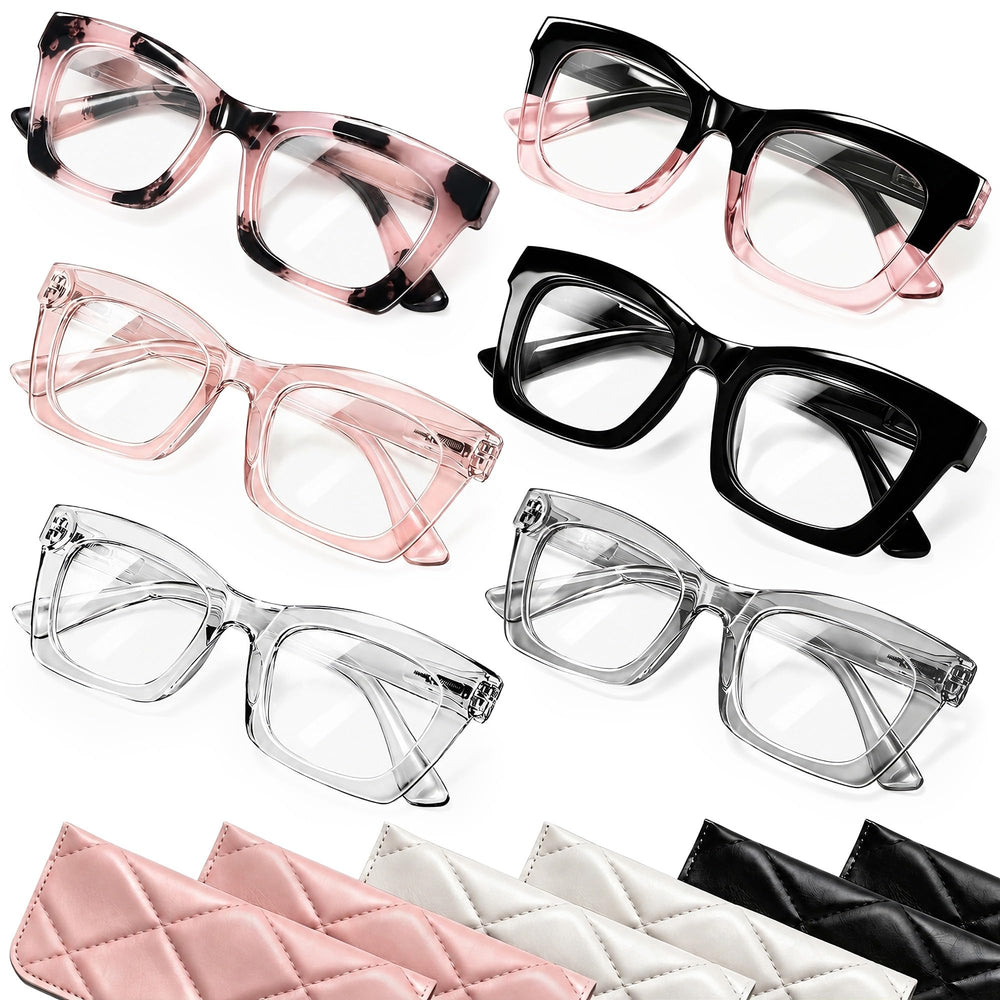 CCVOO front view of A1 Mix readers showing stylish frames and clear lenses for confident wear