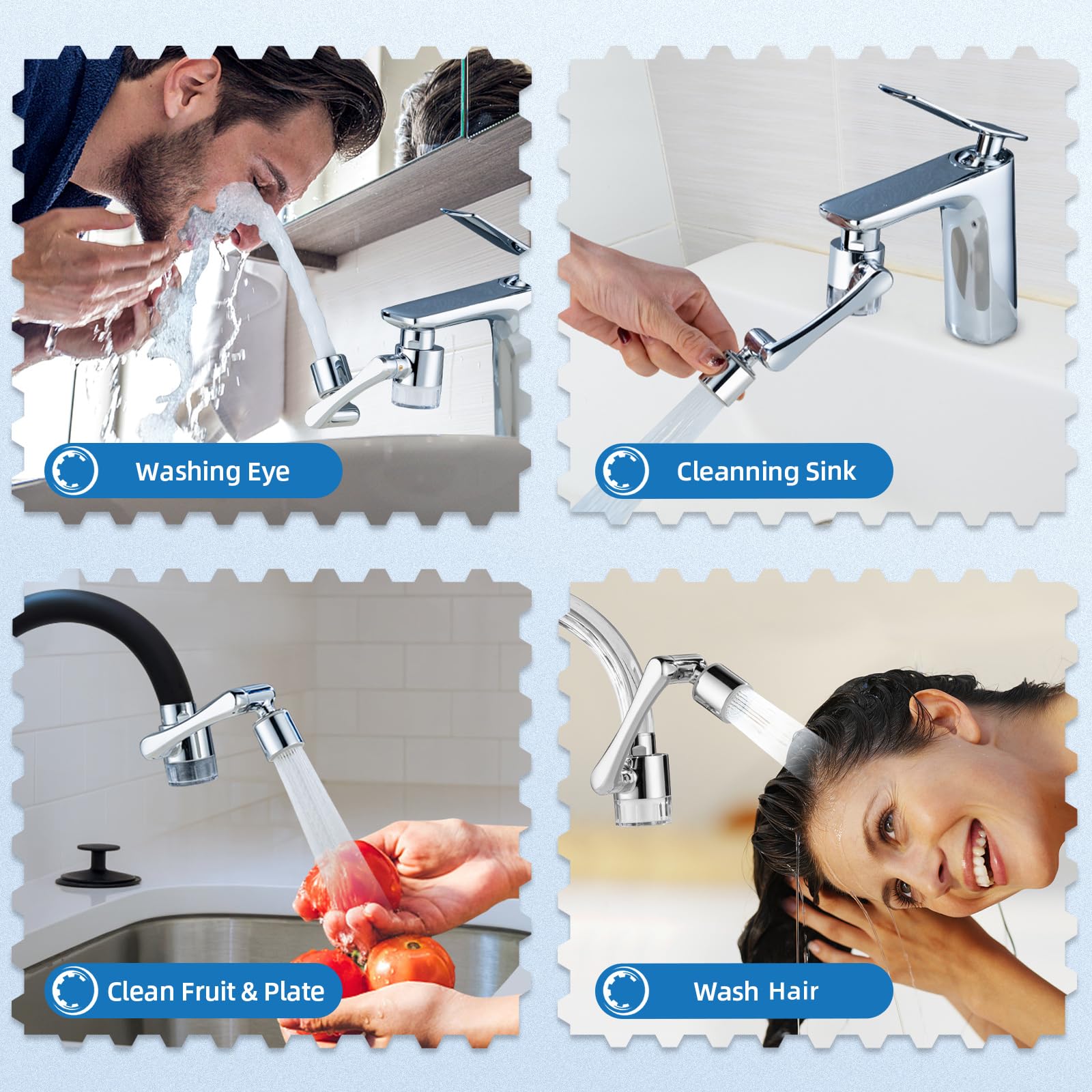 CECEFIN lifestyle kitchen rinsing produce showing practical everyday convenience