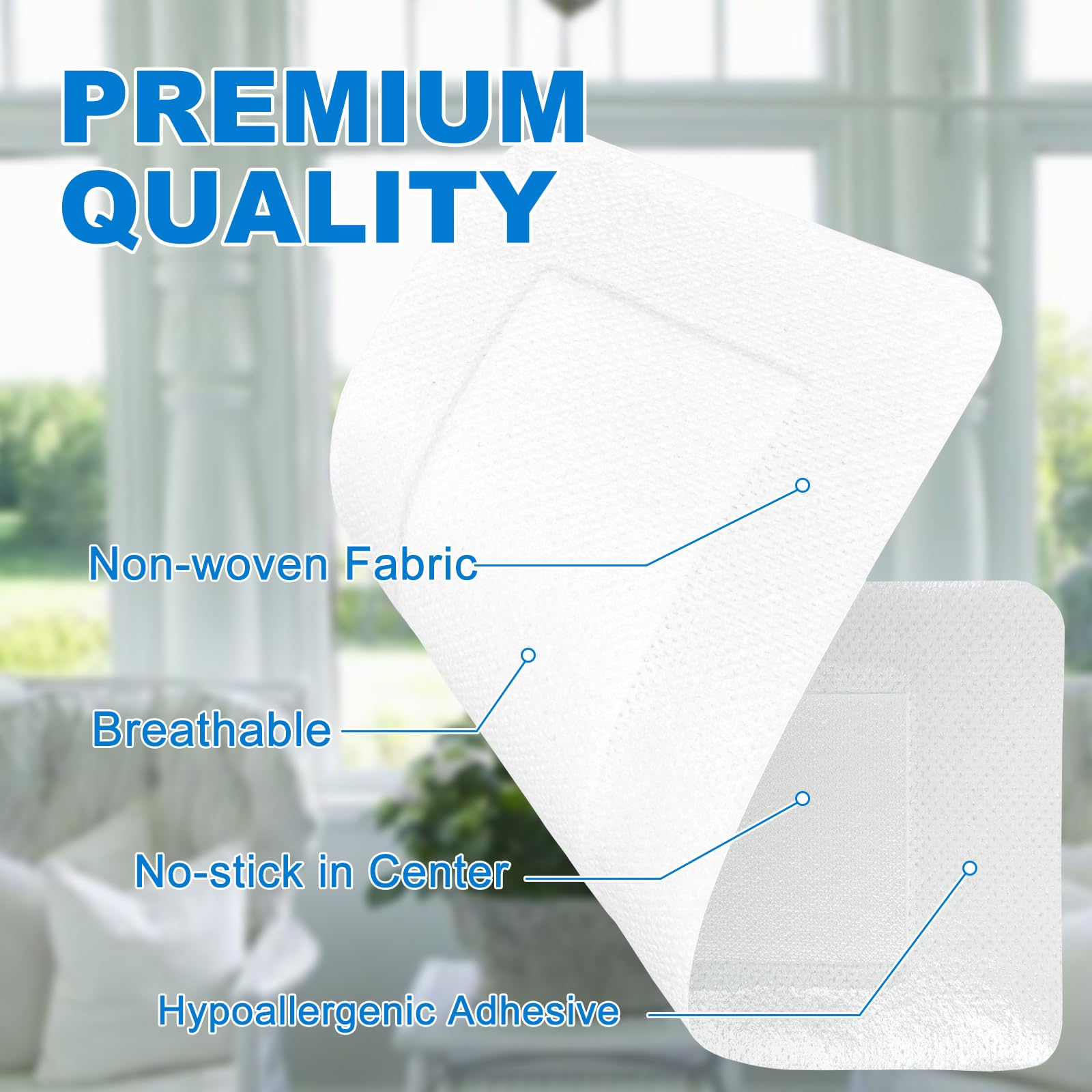 Ceeport detailed shot of adhesive border demonstrating gentle secure hold