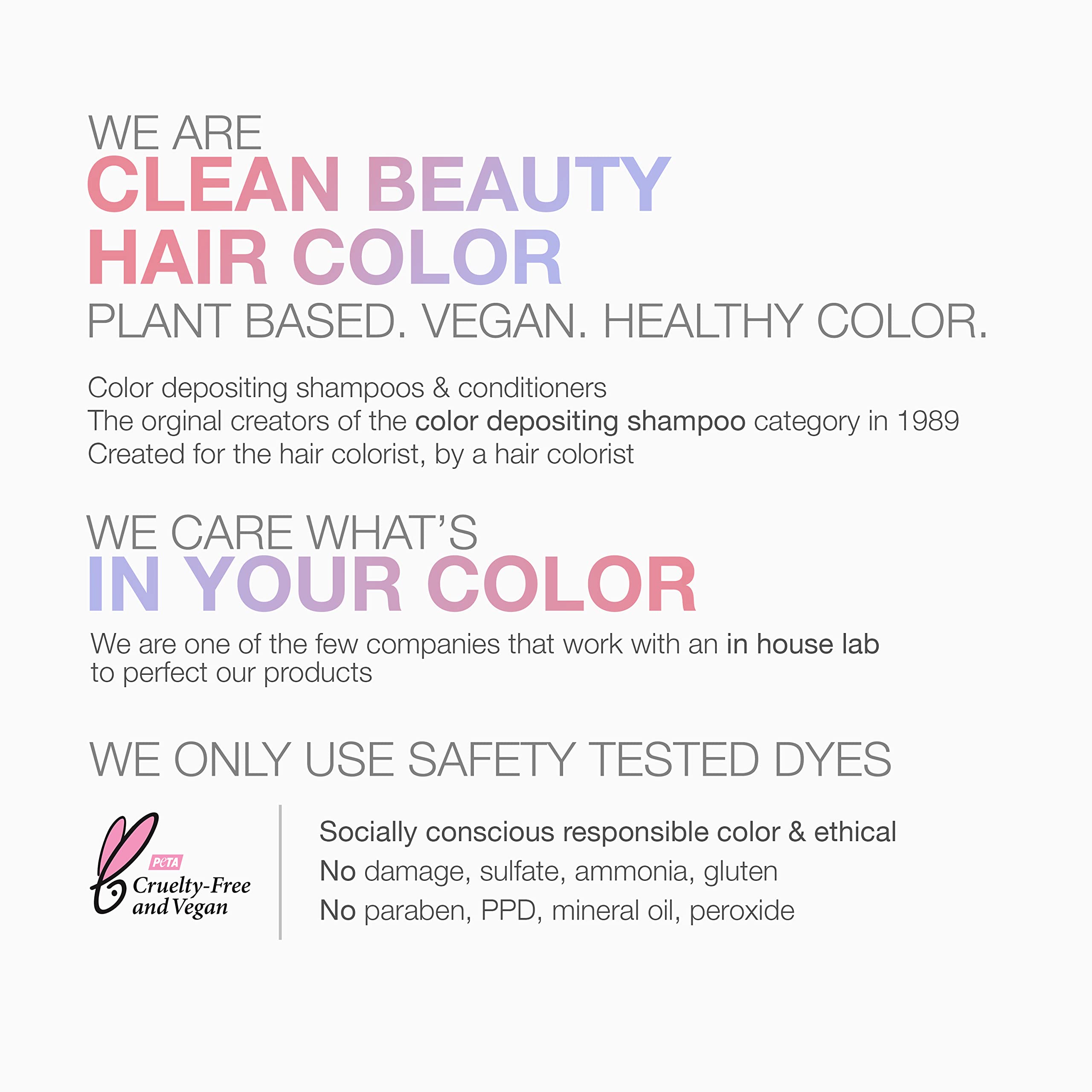 Celeb Luxury being applied to hair demonstrating toner action and vivid refresh benefit