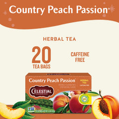 Close-up of Celestial Seasonings tea bag texture highlighting convenience
