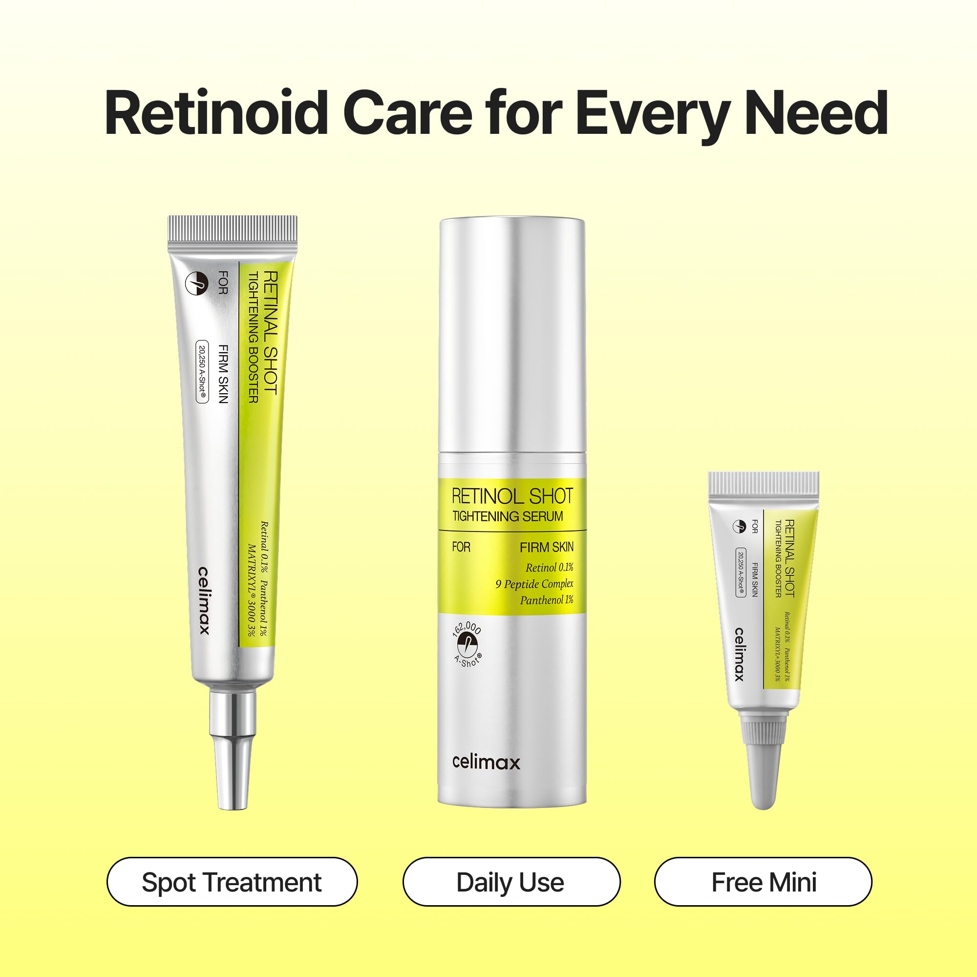 celimax retinal booster dropper detail highlighting precise dosing benefit