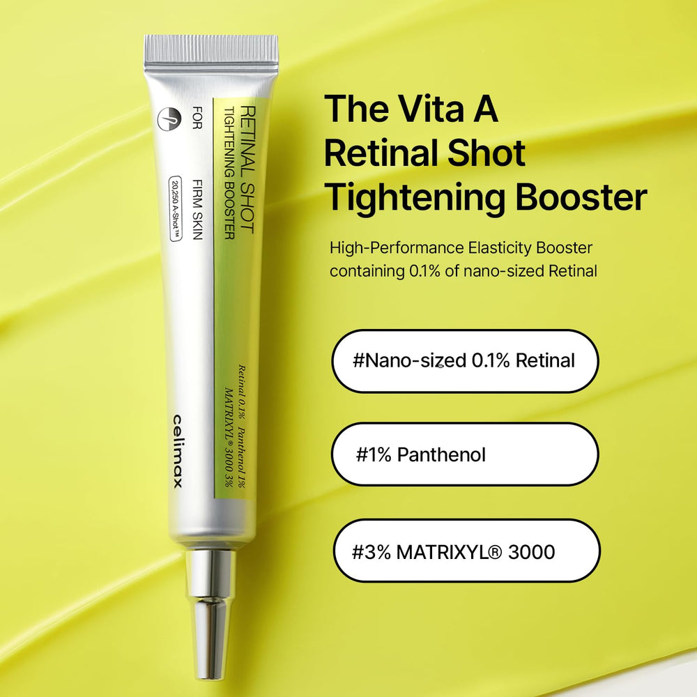 celimax vial close-up texture highlighting serum consistency and smooth application