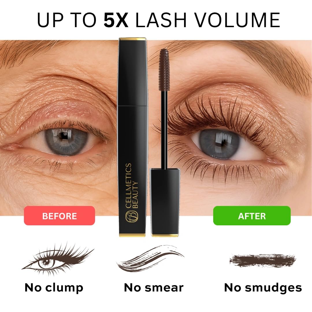 Cellmetics wand close-up bristles for precise lash separation