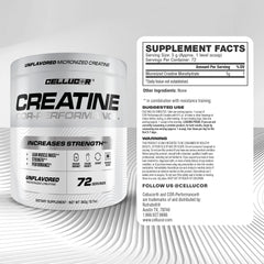 Macro shot of Cellucor creatine powder illustrating smooth mixability advantage