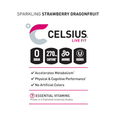 CELSIUS can held in hand to show 16 fl oz size and portable convenience