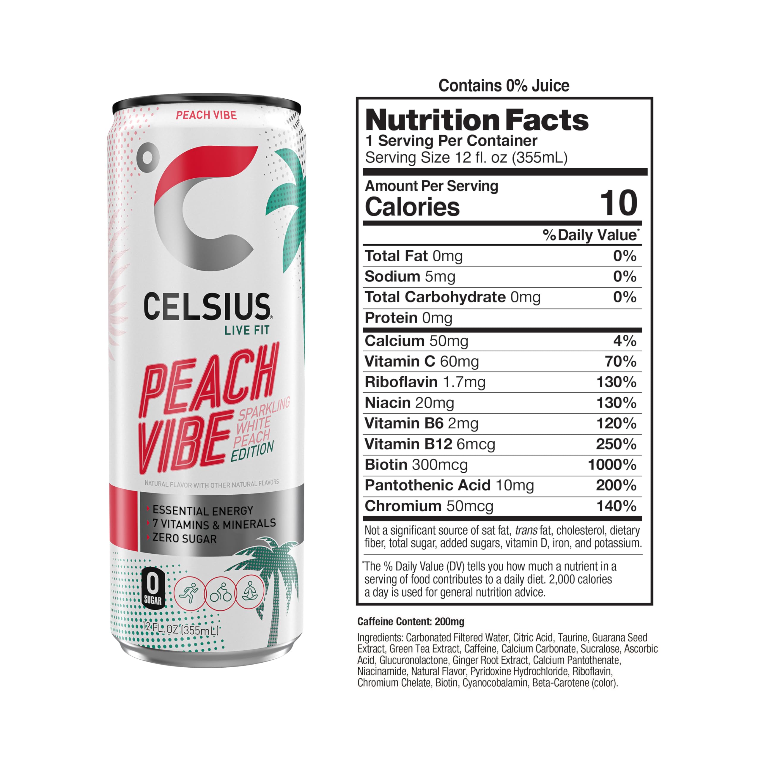 CELSIUS fizz and liquid pour close-up showing refreshing sparkling texture