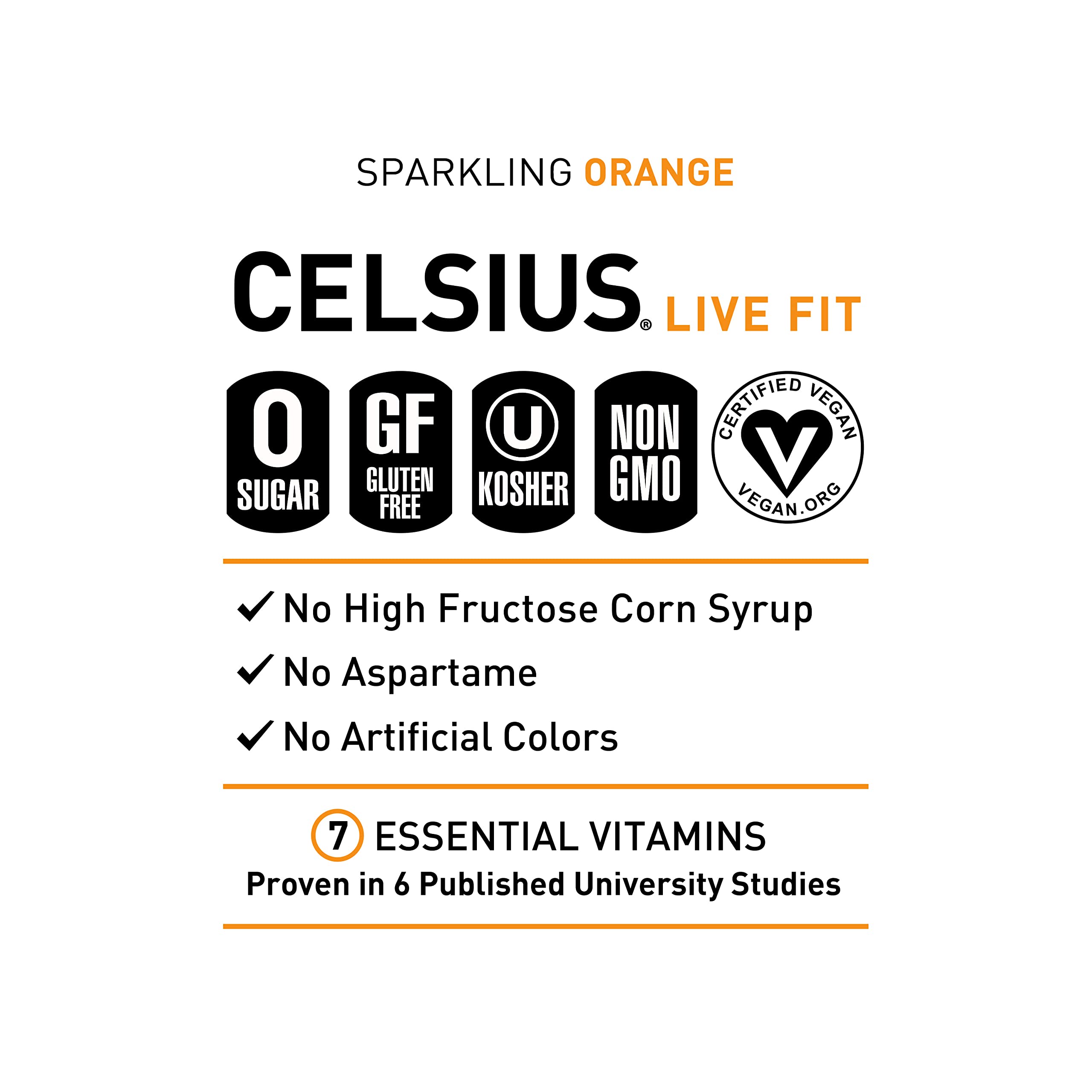 CELSIUS twelve-pack box displayed for convenience and bulk purchase value