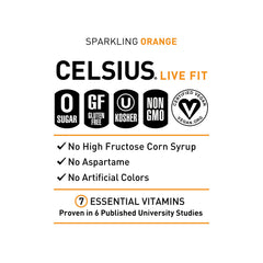 CELSIUS twelve-pack box displayed for convenience and bulk purchase value