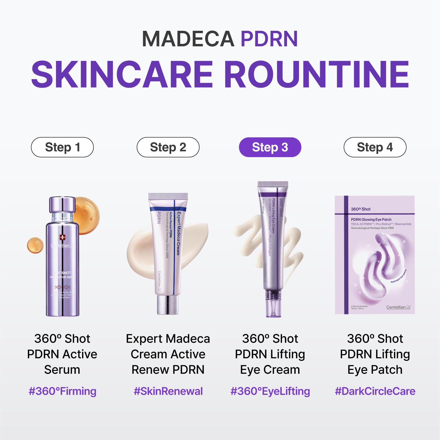 CENTELLIAN 24 in nighttime routine setting for easy evening use