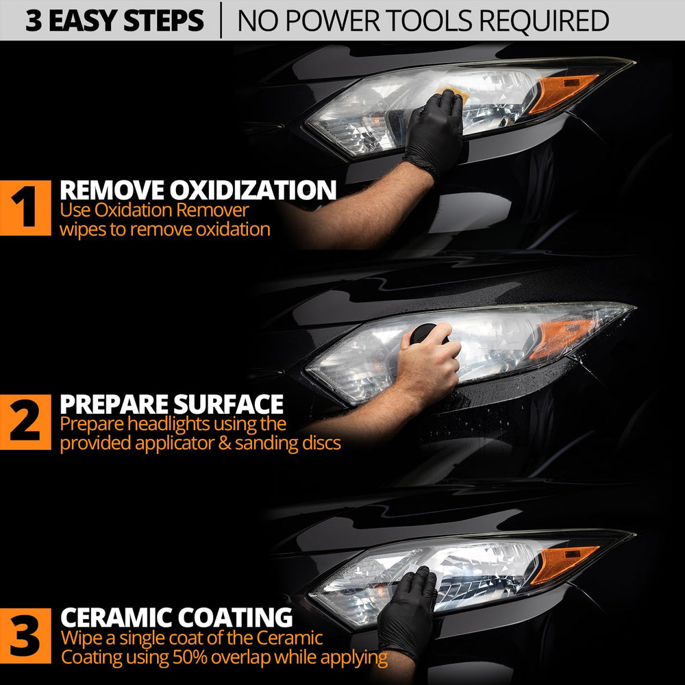 CERAKOTE ceramic coating wipe application detail showing smooth finish