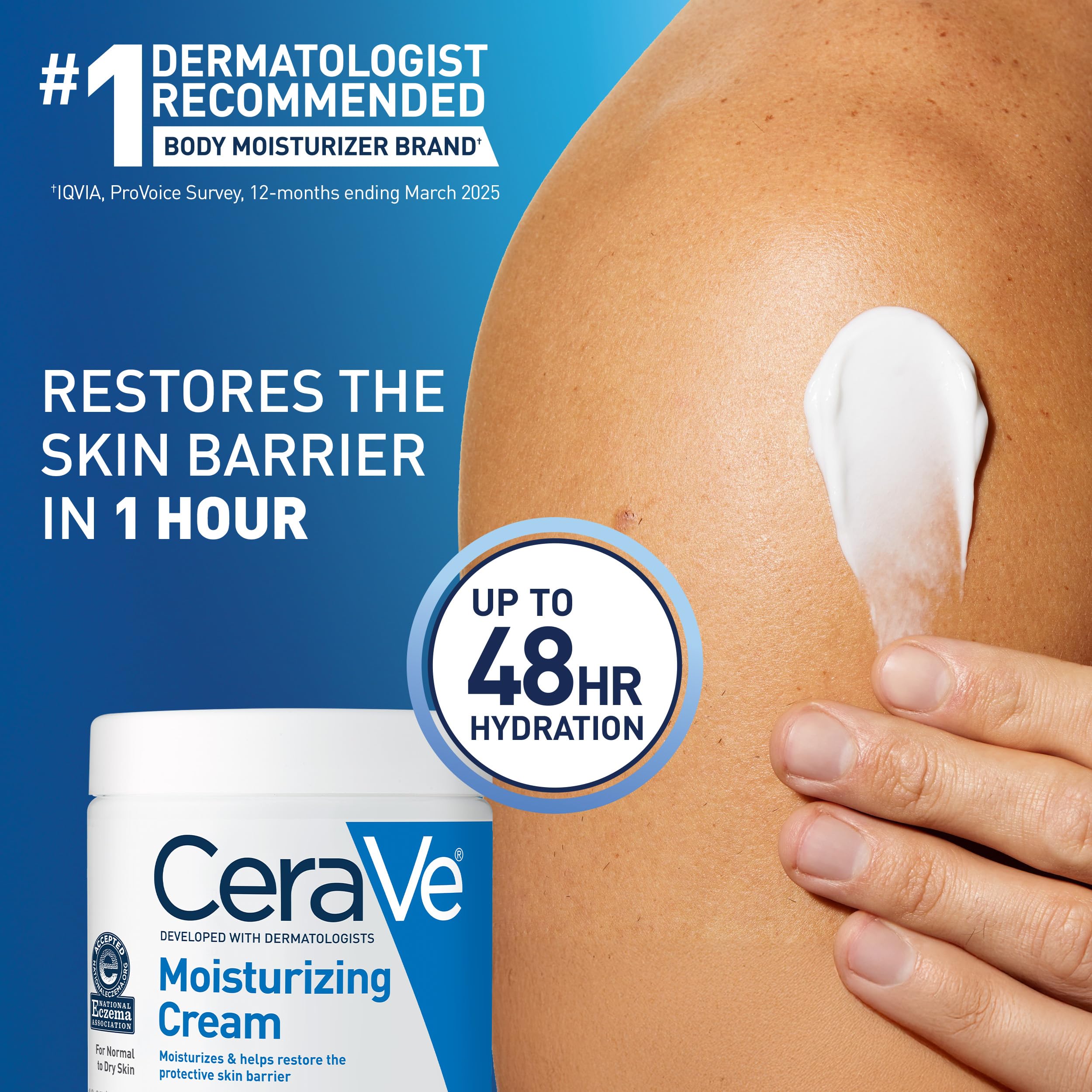 CeraVe ingredient graphic highlighting ceramides for barrier support