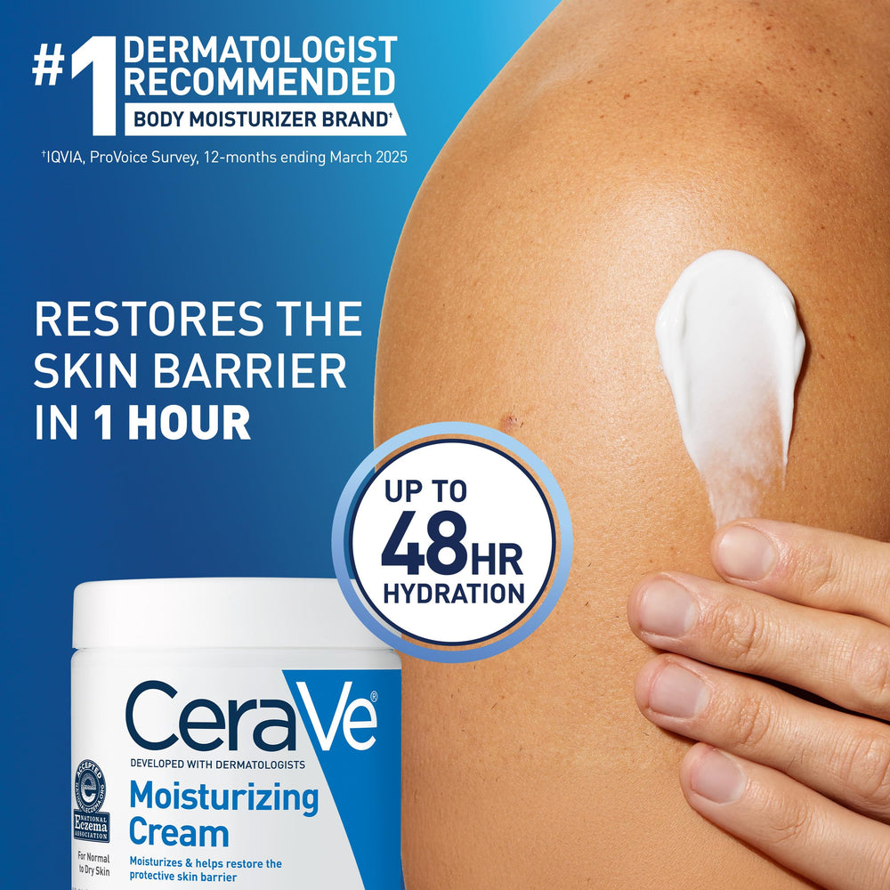 CeraVe ingredient graphic highlighting ceramides for barrier support