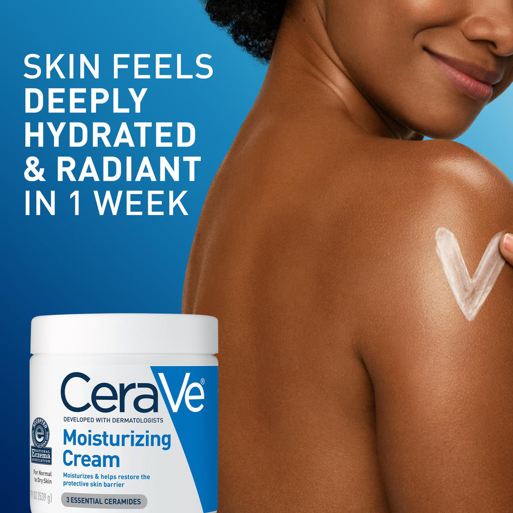CeraVe cream used on elbow and knee to relieve dry patches