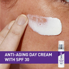 CeraVe Day Cream dispensing pump illustrating easy controlled application