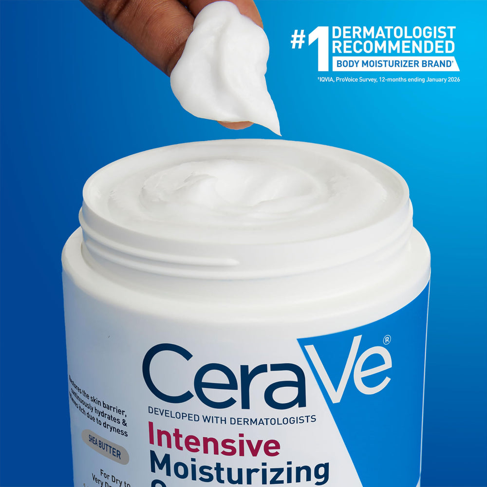 Label close-up showing ingredients and dermatologist-developed benefit