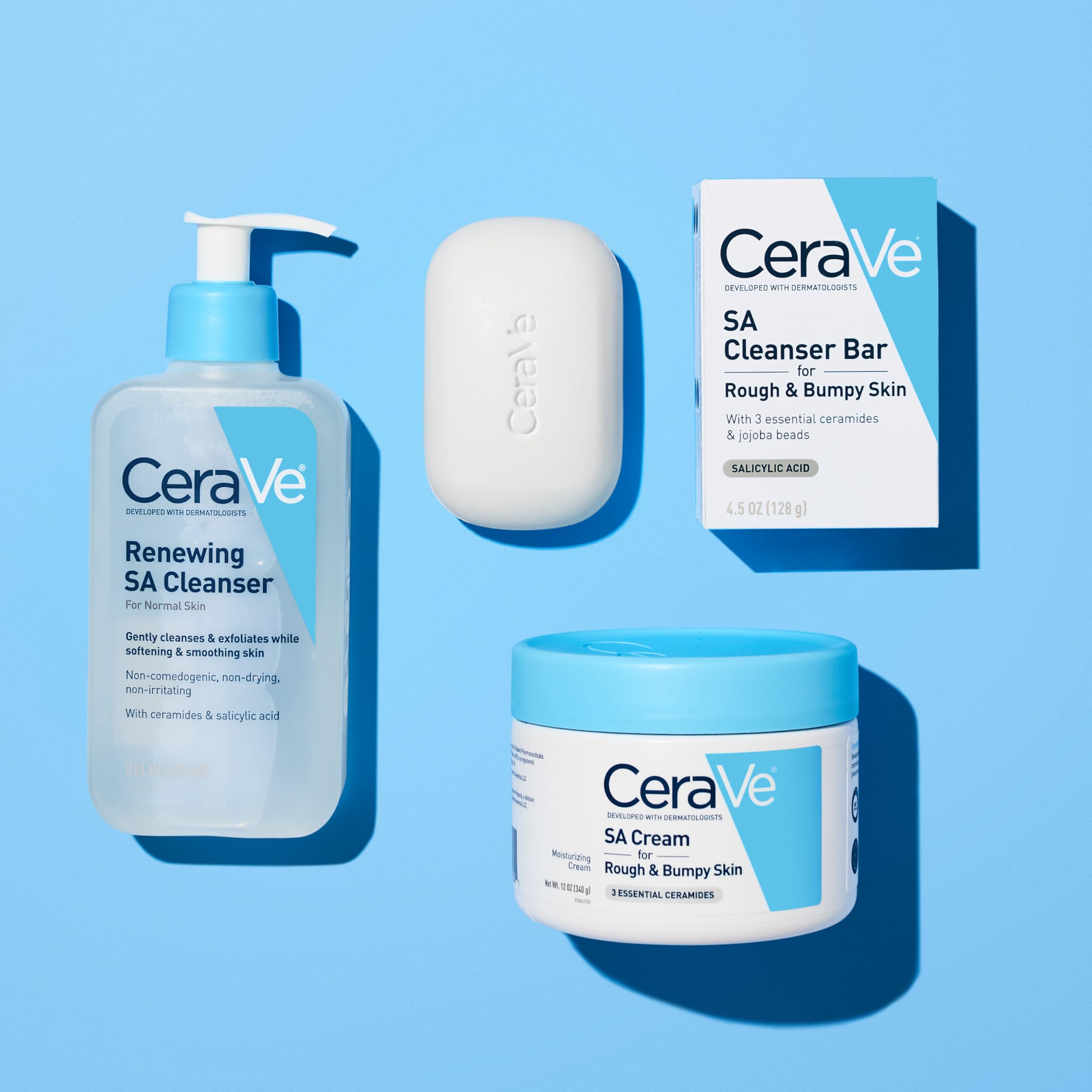 CeraVe ingredient graphic with ceramides and hydrators for barrier support