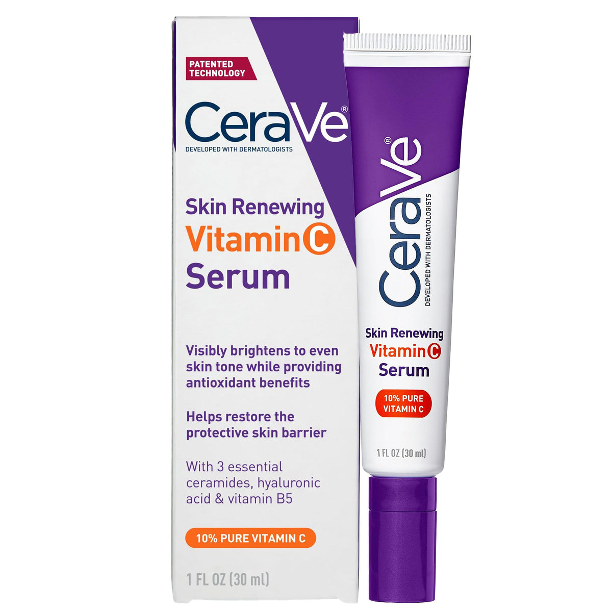 CeraVe front bottle showing product and branding for clear identification