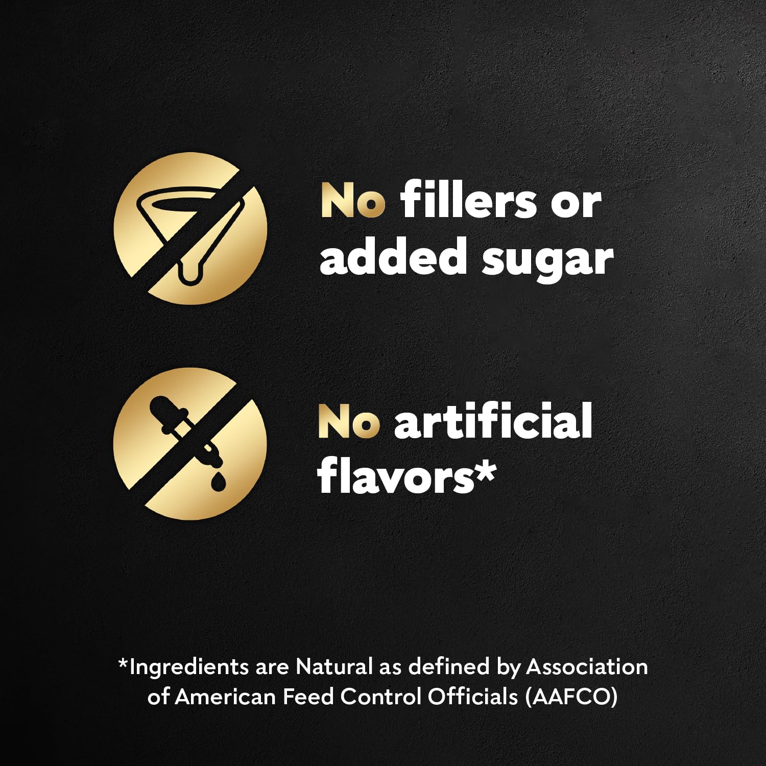 Cesar ingredients label detail highlighting quality sourcing and natural composition
