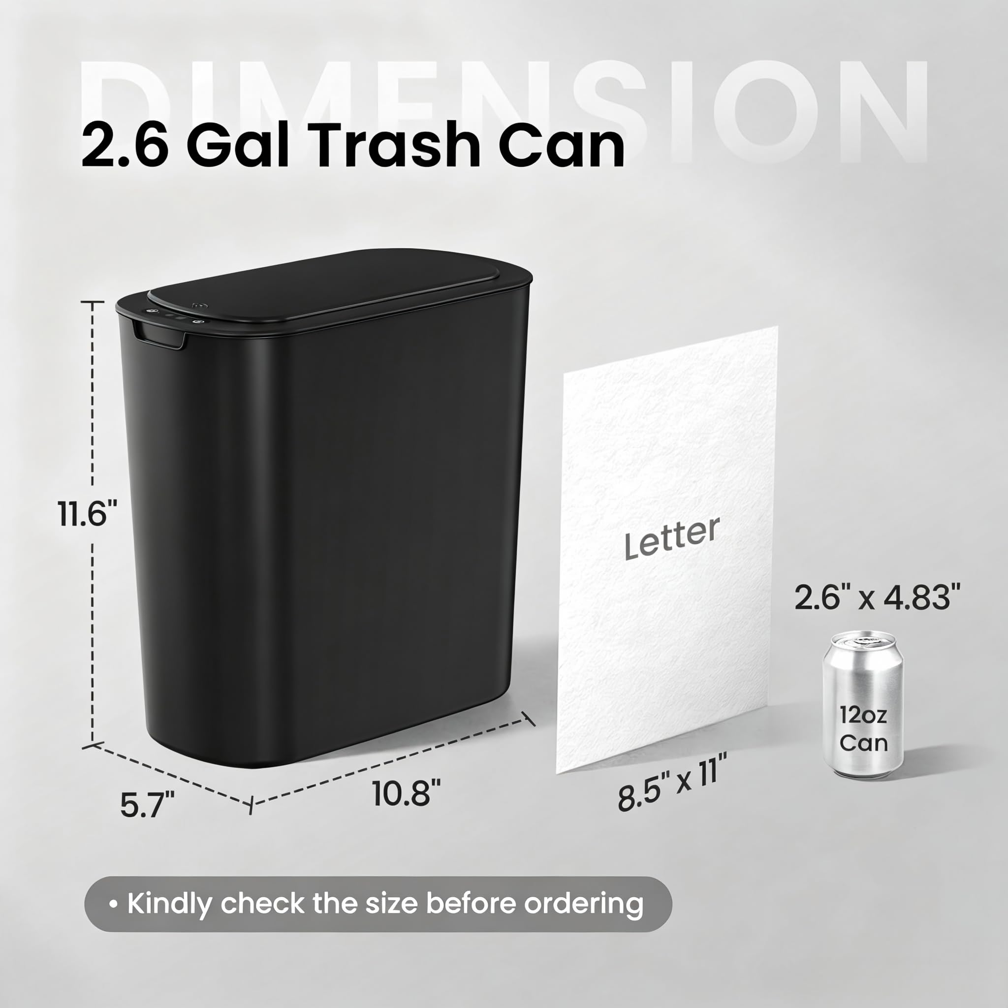 Cesun slim profile placed beside toilet demonstrating space-saving benefit