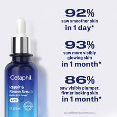 Cetaphil label close-up highlighting key ingredients and formulation benefits