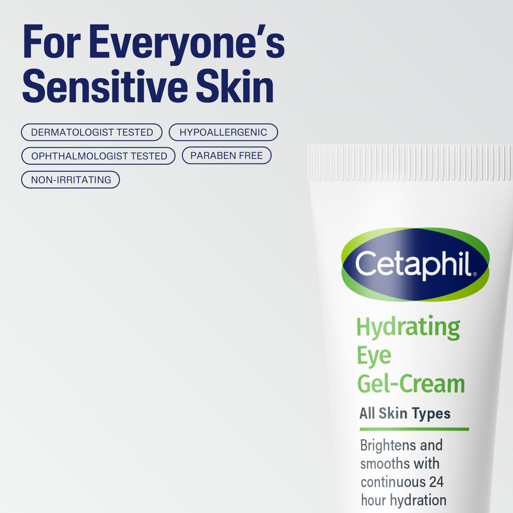 Cetaphil 0.5 oz jar next to coin showing compact travel-friendly size