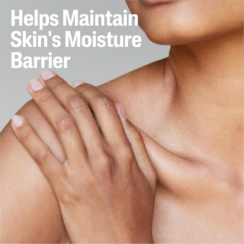Cetaphil hands applying wash to cloth showing gentle cleansing without dryness