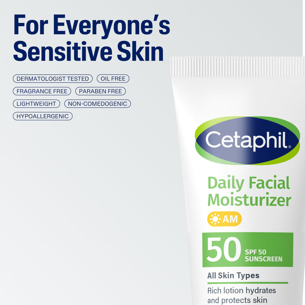 Cetaphil product label close-up showing hypoallergenic ingredient focus
