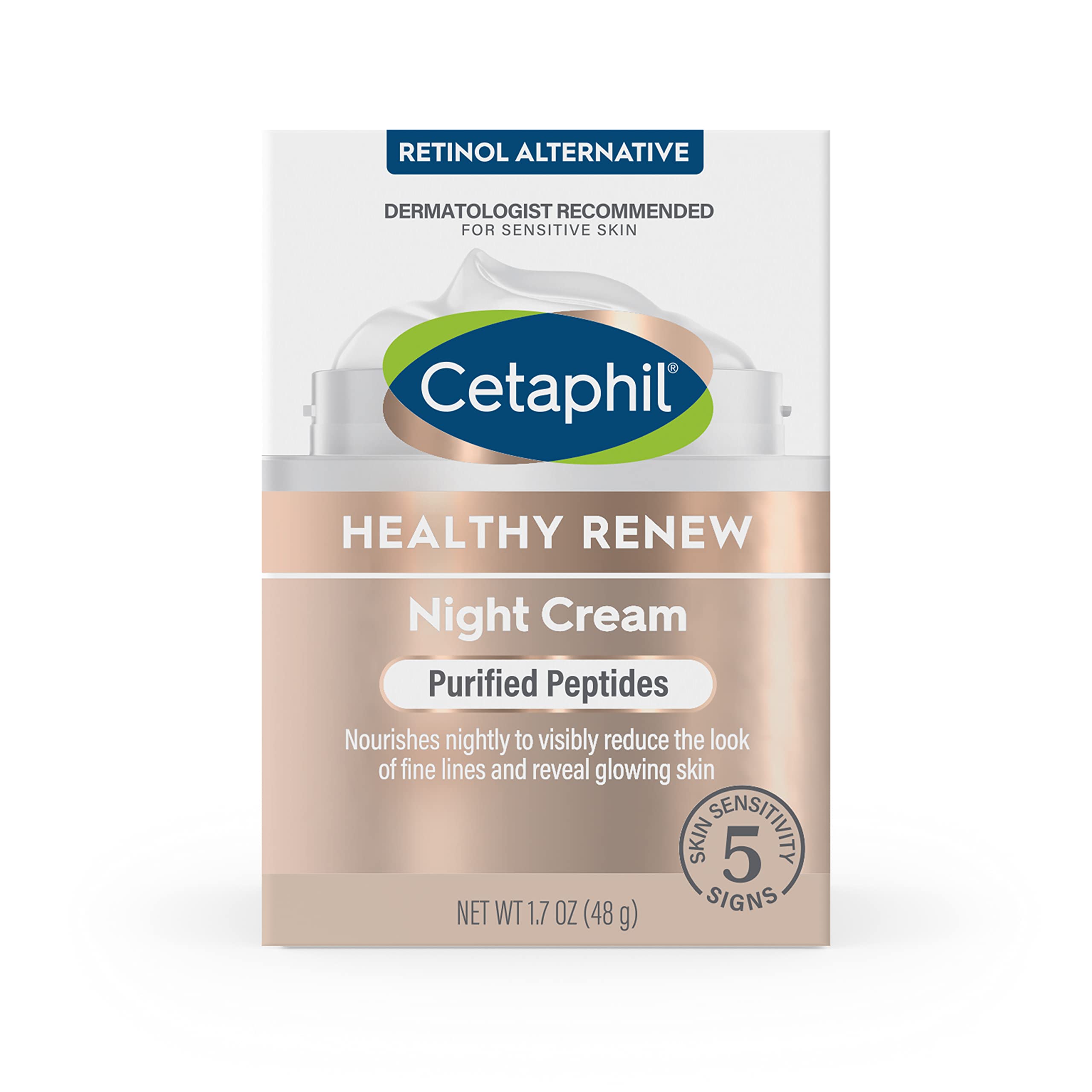 Bathroom shelf styled lifestyle shot featuring Cetaphil for everyday use