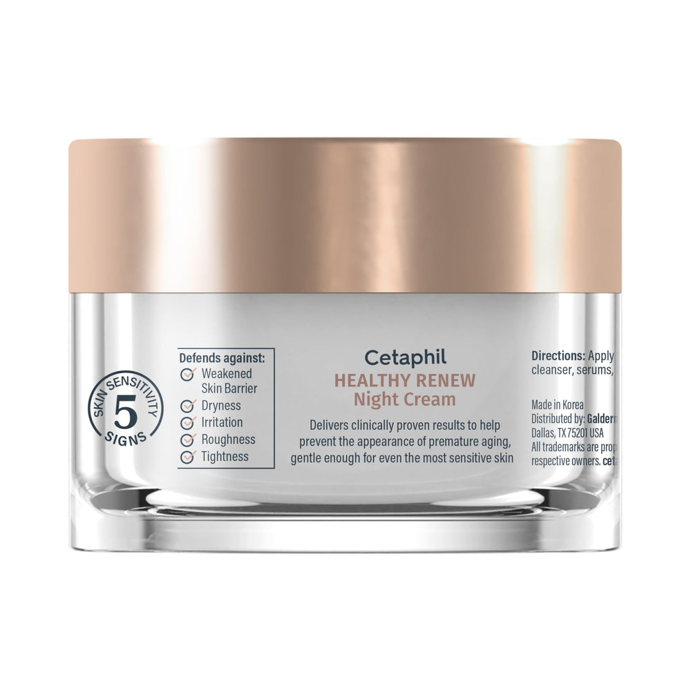 Botanical extracts rice lees and edelweiss with Cetaphil indicating brightening support