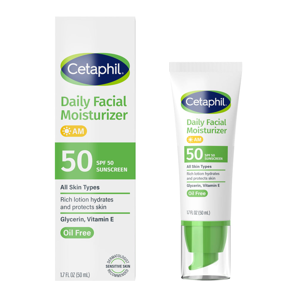 Cetaphil placed on nightstand showing everyday skincare routine