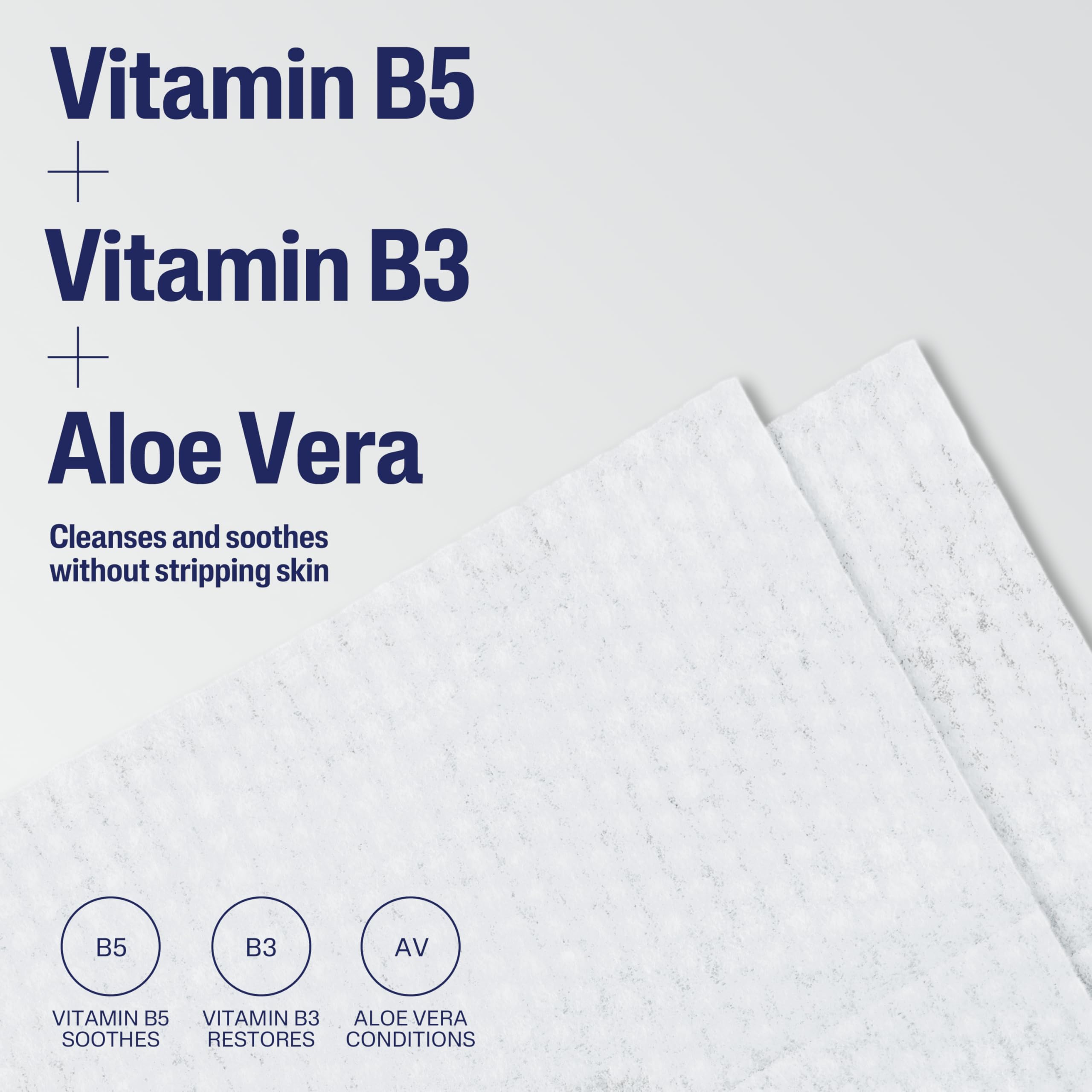 Cetaphil wipe removing makeup showing effective gentle cleansing benefit