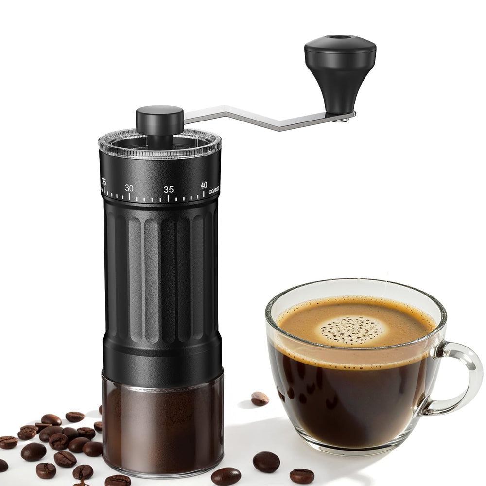 CEVING mini grinder front view showing compact design and portability benefit