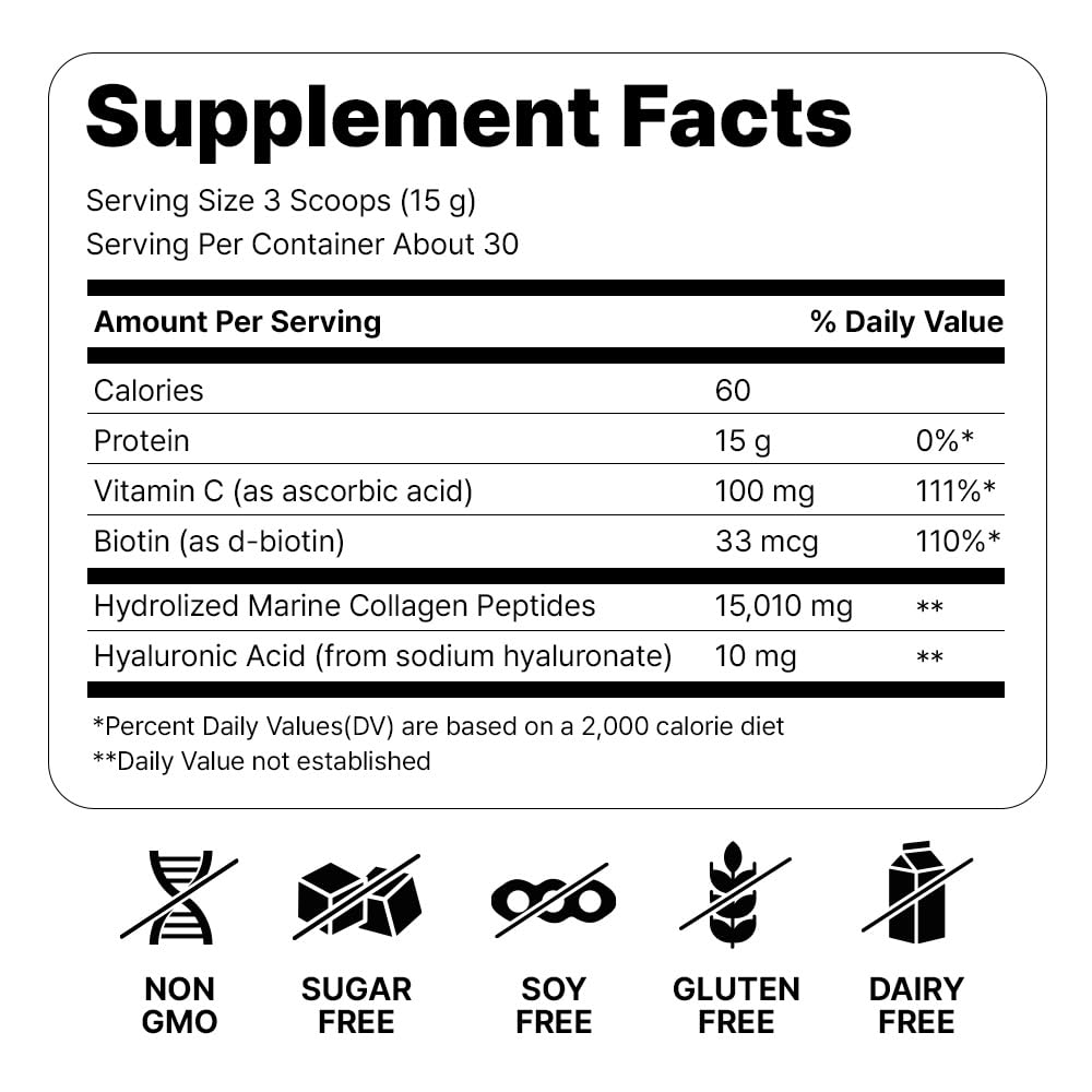 Cevitol scoop and powder scale comparison illustrating serving size ease