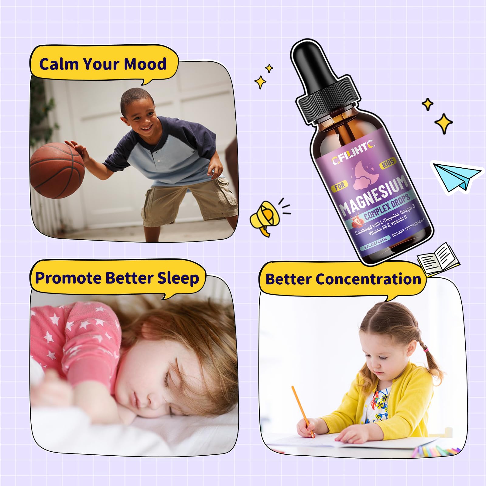 CFILIHTC pour of liquid showing texture and kid-friendly color for quick absorption