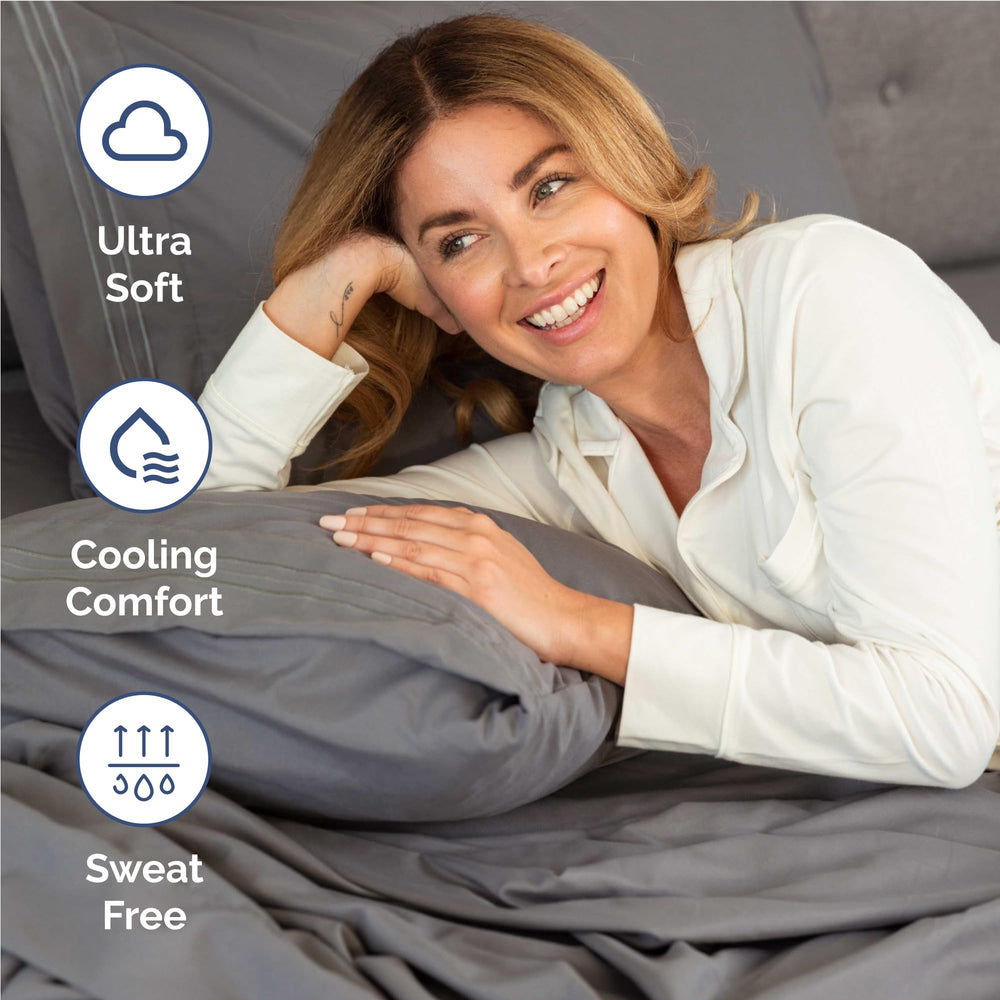 CGK Unlimited pillowcase detail with stitching, shows soft finish and clean edges