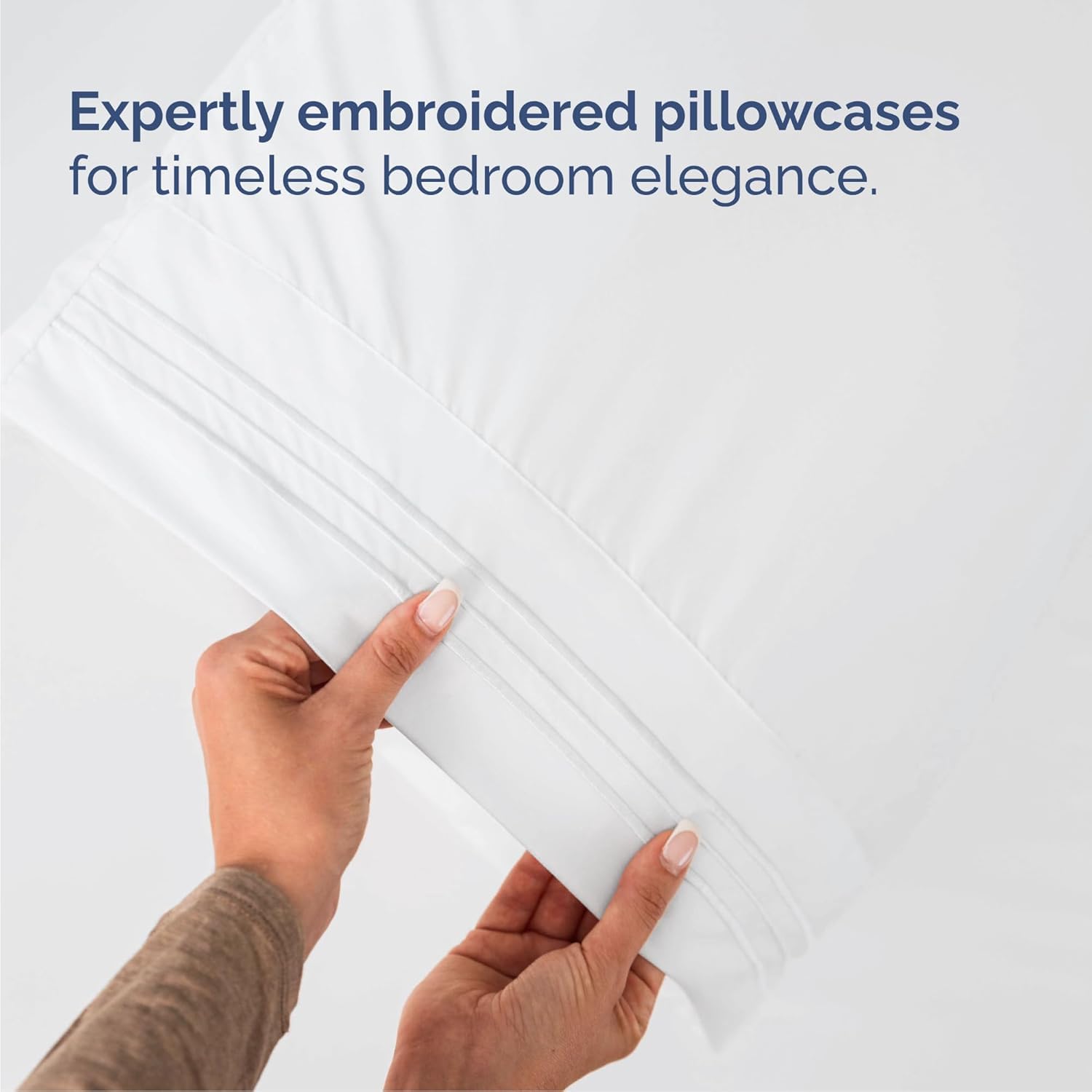 CGK Unlimited sheet on mattress showing size and fit to illustrate scale