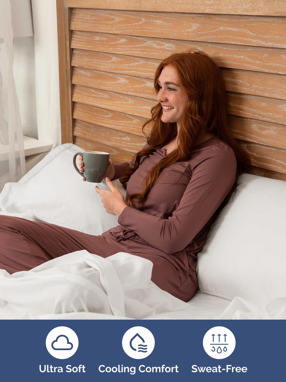 CGK Unlimited microfiber fabric texture close-up showcasing soft, lightweight weave for breathable sleep