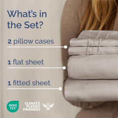 CGK Unlimited fitted sheet deep pocket detail for secure mattress fit