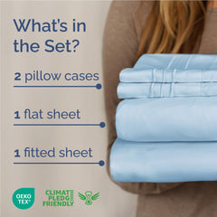 CGK Unlimited folded flat sheet close-up showing smooth fabric and lightweight comfort benefit