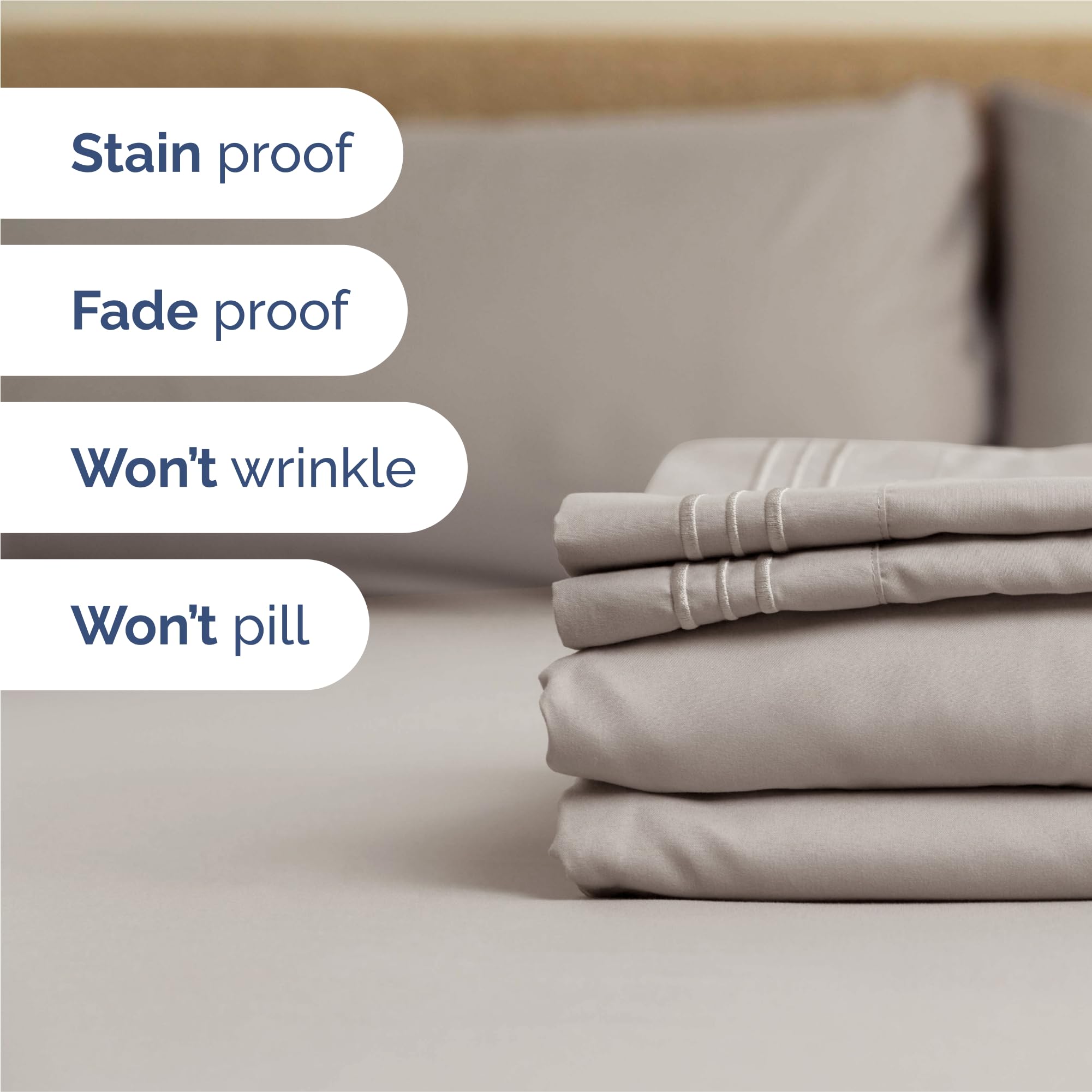 CGK Unlimited pillowcases pair displayed on pillows for comfortable support