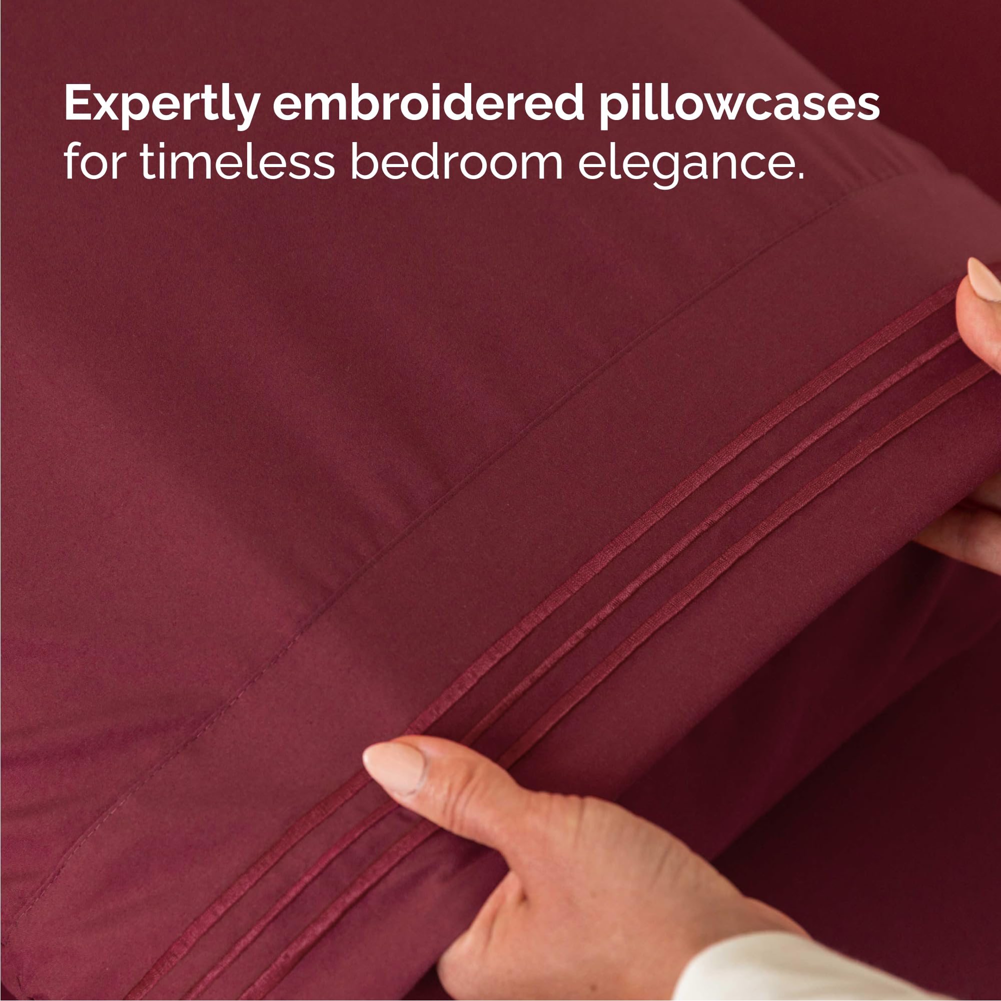 CGK Unlimited sheets on bed with person reading demonstrating comfort and everyday use