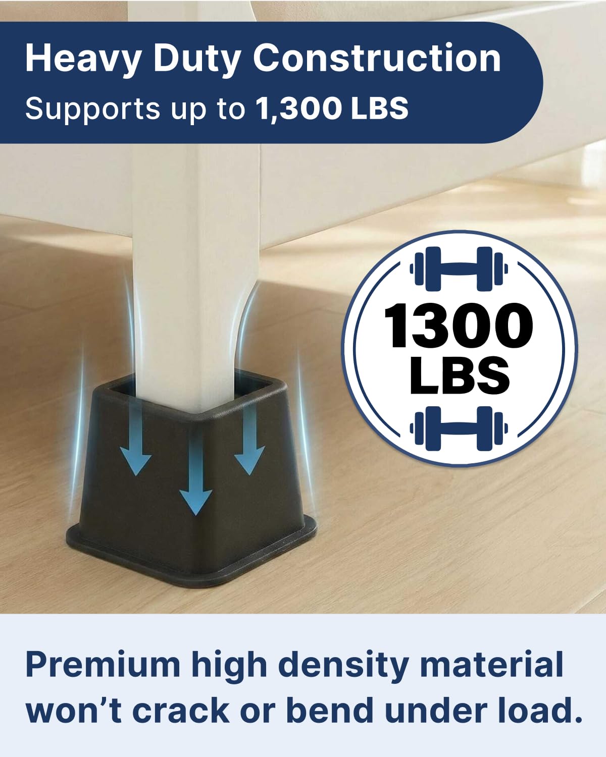 CGK Unlimited stacked 5 and 3 inch risers creating 8 inch lift