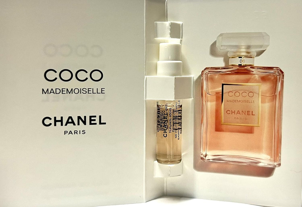 CHANEL vial beside passport and lipstick suggesting travel-ready convenience