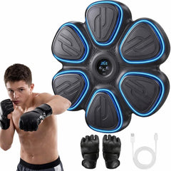 changenow front view boxing pad showing targets and LEDs, encourages rhythmic training